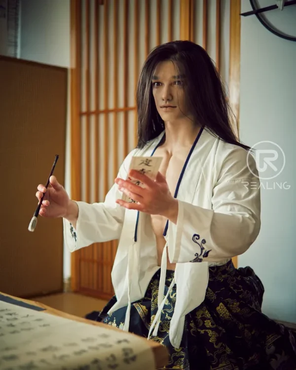 Alexander – 180cm/5'11” Romantic Gay Silicone Doll | Long-Haired Artistic Companion