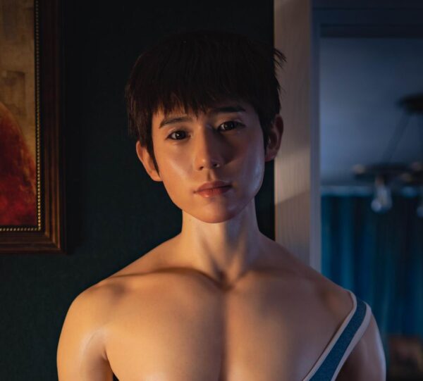 sexy silicone gay doll full body