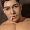 Mendolls gay fantasy silicone doll with hyper-realistic detail, unveiled in a mythical LGBT unboxing moment.