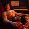 Premium Gay Silicone Doll for Intimacy by Mendolls, embodying love in a rainbow-themed intimate setting