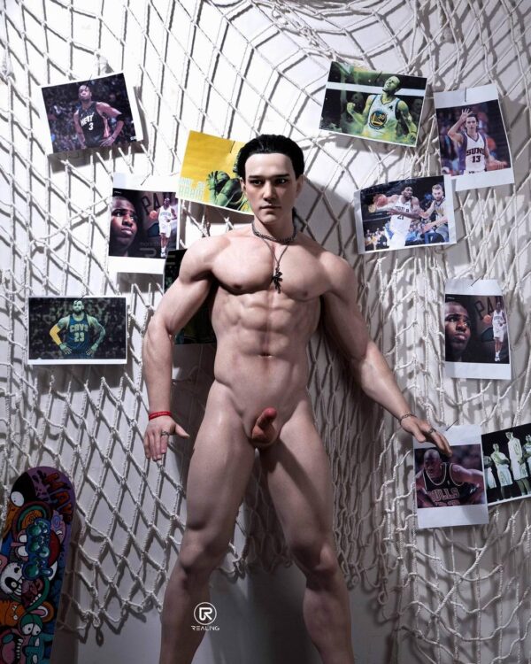180cm/5ft11 Realistic Gay Male Sex Doll with Muscular Body - Benjamin