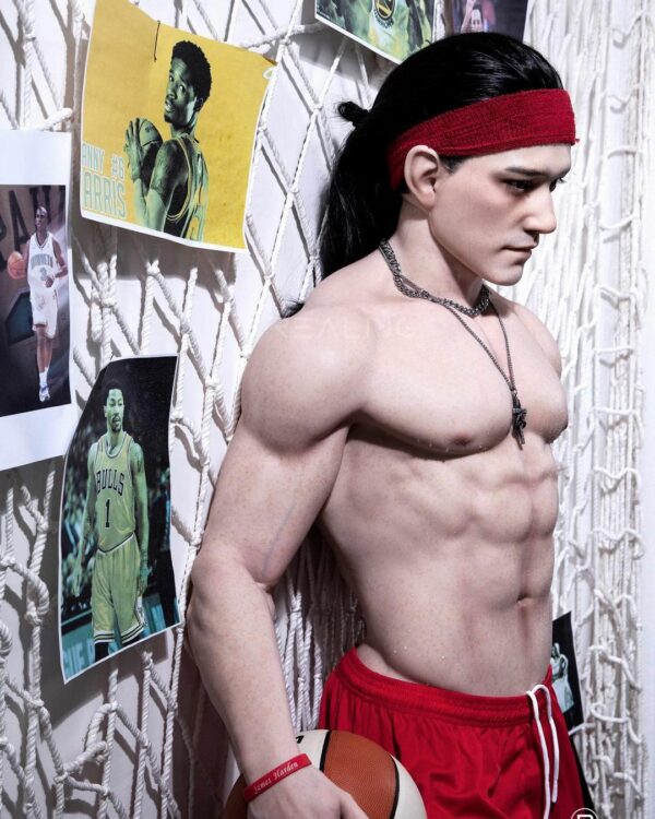 180cm/5ft11 Realistic Gay Male Sex Doll with Muscular Body - Benjamin
