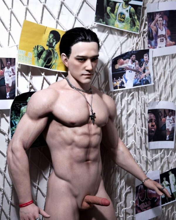 180cm/5ft11 Realistic Gay Male Sex Doll with Muscular Body - Benjamin