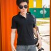 Mendolls gay partner replica doll with flexible elegance, radiant in a vibrant LGBT closeness photo
