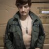 Beau realistic mature gay sex doll reclining
