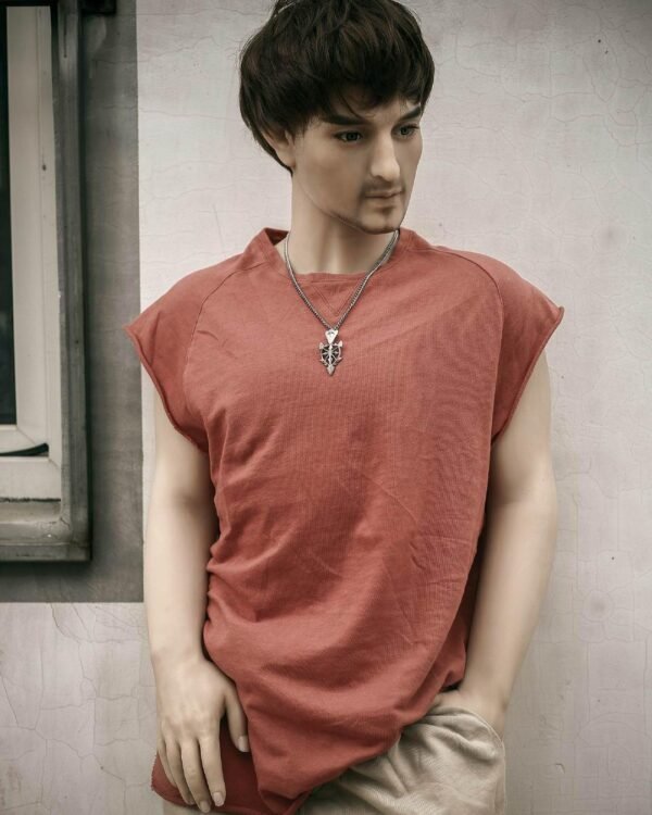 Silicone doll with dreamy expression and toned body