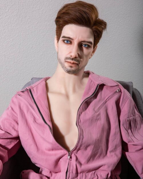 Realistic mature gay partner doll with beard