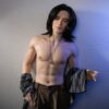 177cm/5ft10 Asian Gay Silicone Boyfriend Doll for Intimacy Long-Haired Companion - River