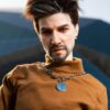 Premium realistic silicone gay sex doll companion by Mendolls, in a serene dawn LGBT partner moment.