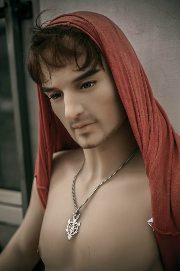 Realistic gay partner doll with starlit eyes