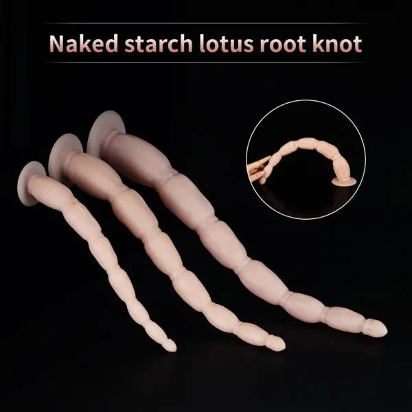 discreet silicone plug for deep anal sensation