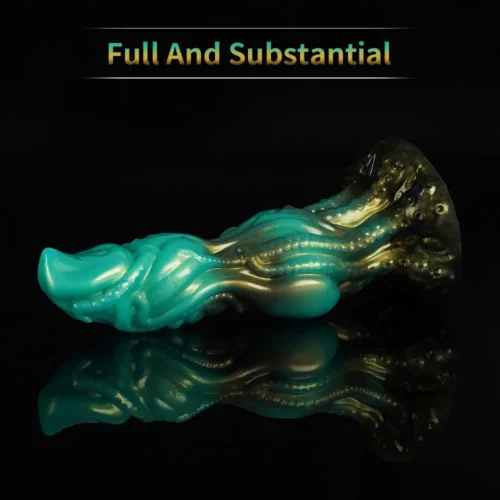 male anal toy with soft silicone and tapered shape