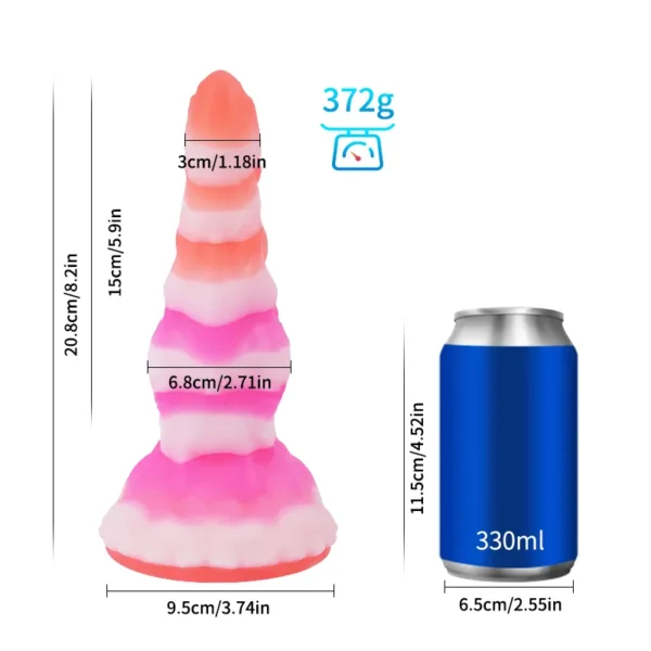 body-safe silicone plug designed for gay men