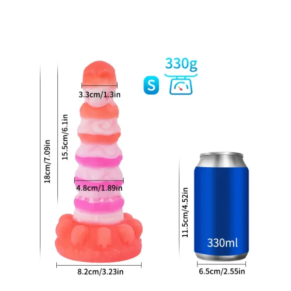 soft gay anal toy with tapered shape