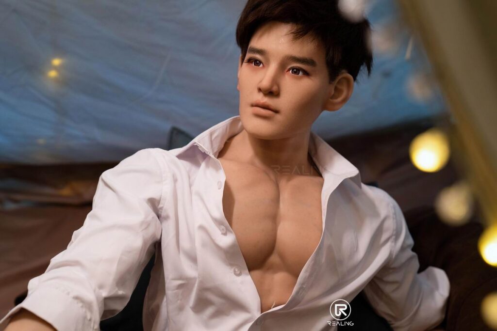 gay loneliness Lifelike silicone male doll offering quiet companionship