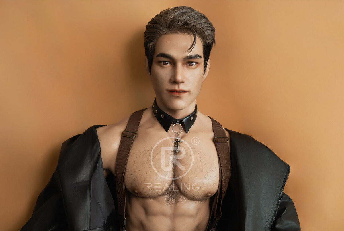 gay man sleeping with life-size boyfriend doll