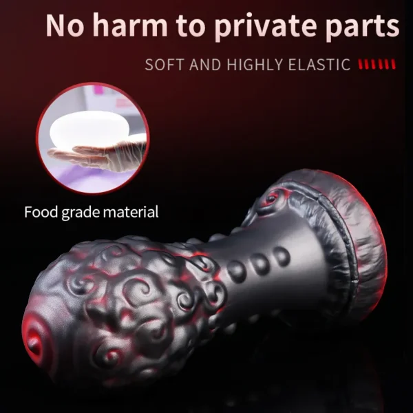 smooth black prostate massager for men