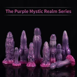 Curved silicone prostate massager for gay men