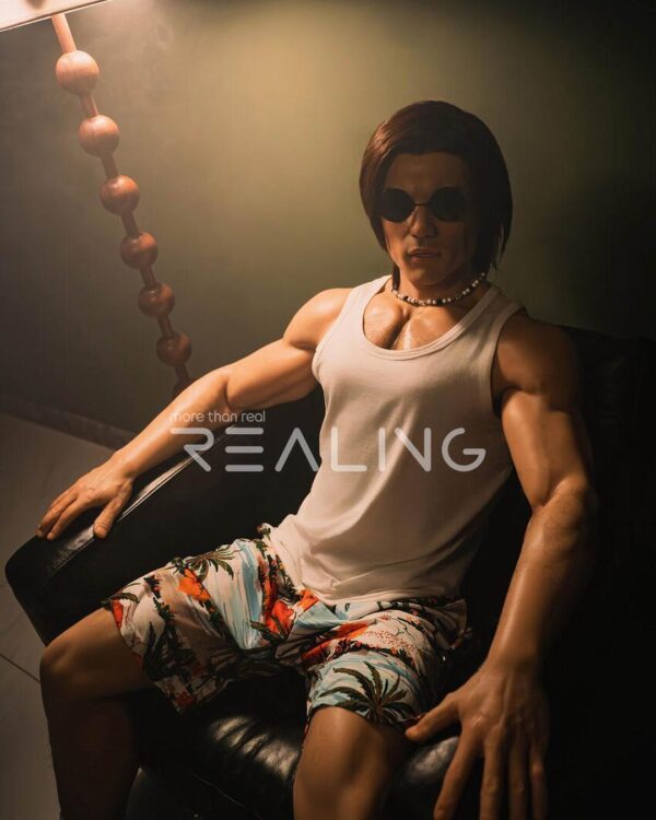 Zion – Gay Beach Companion | 180cm /5'11" Long-Haired Island Fantasy from Mendolls