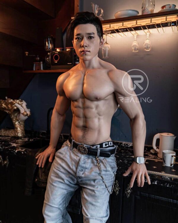 Blake – 180cm/5'11” Muscular Gay Love Doll | White Tanktop Fantasy Companion