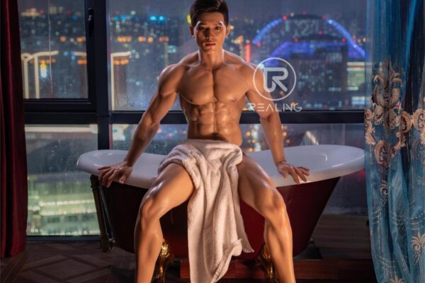 Blake – 180cm/5'11” Muscular Gay Love Doll | White Tanktop Fantasy Companion