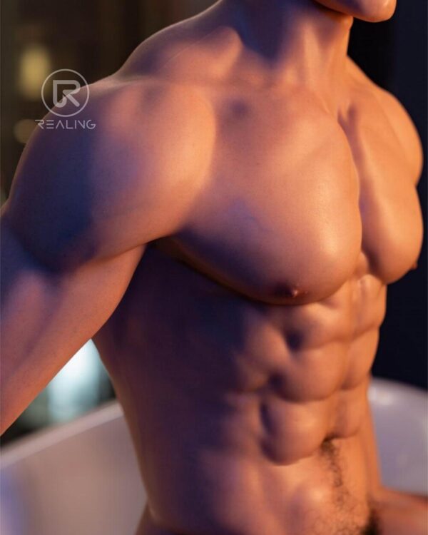 Blake – 180cm/5'11” Muscular Gay Love Doll | White Tanktop Fantasy Companion