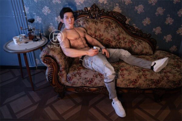Blake – 180cm/5'11” Muscular Gay Love Doll | White Tanktop Fantasy Companion