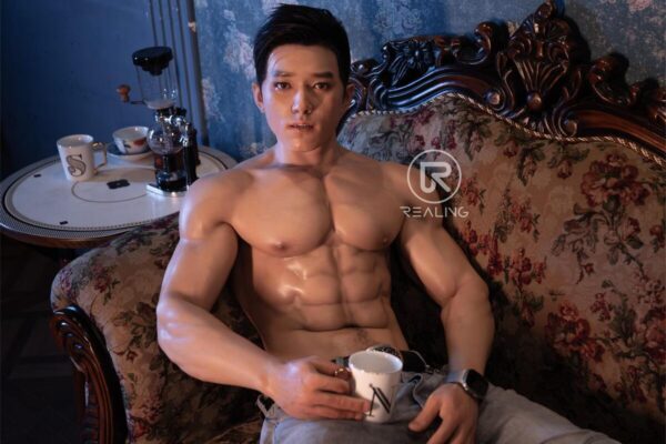 Blake – 180cm/5'11” Muscular Gay Love Doll | White Tanktop Fantasy Companion
