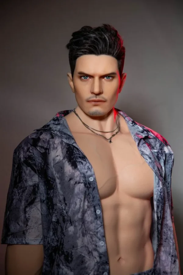 unboxing a new realistic male doll