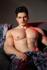 Custom male doll for gay men with tailored facial features and body type