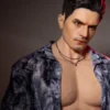 adult male doll with abs and defined arms
