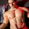 Troy lifelike adult male doll with abs and defined arms
