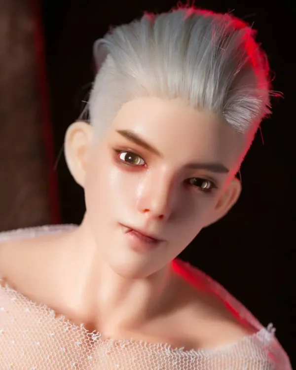 Compact gay silicone doll Milo