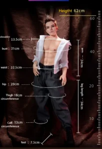 portable gay sex doll with abs