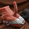 ゲイ男性用トルソーオナニー（ひざまずいて大型ディルド付き）[米国在庫あり]