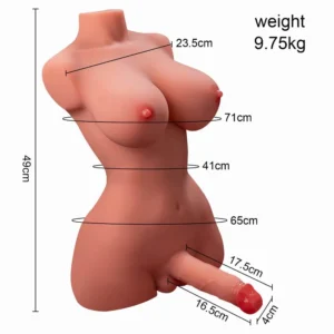 transgender sex doll, realistic shemale torso toy