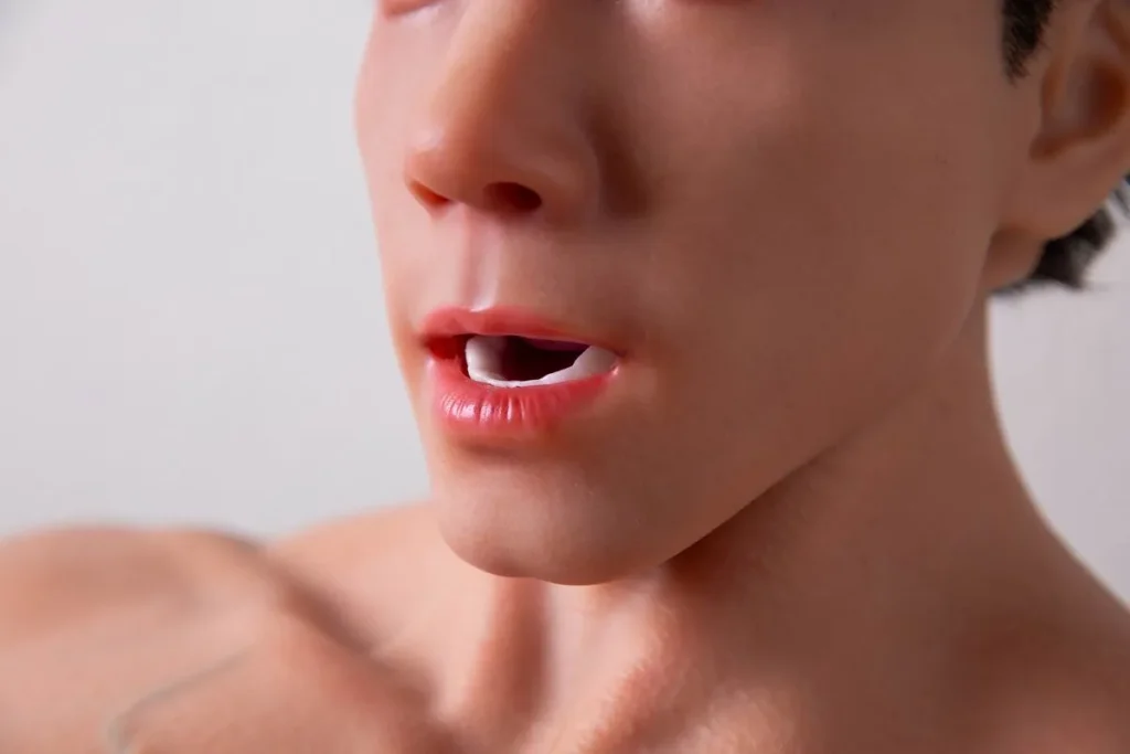 Medical-grade silicone material for hyper realistic male dolls