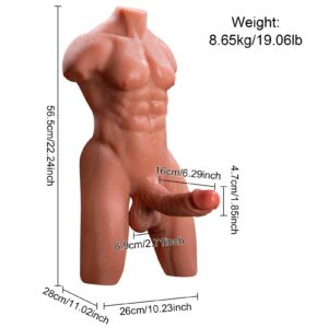 筋肉質な男性用胴体振動セックス玩具