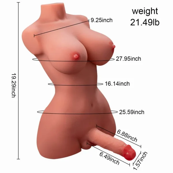 shemale torso masturbator