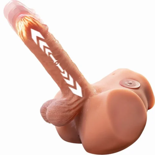 Lifelike Gay Torso Dildo | Realistic Vibrating Torso Toy for Men