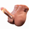 muscular vibrating male torso masturbator