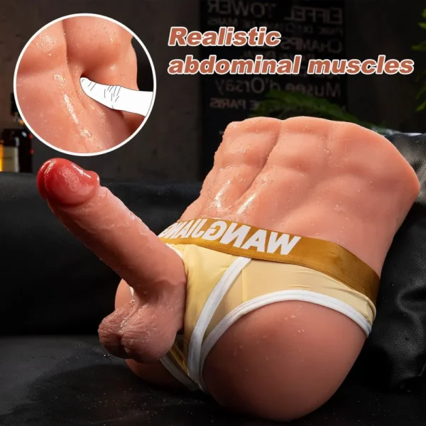 realistic vibrating torso sex toy