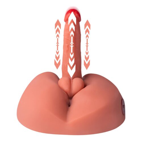 realistic vibrating dildo torso, gay sex doll torso