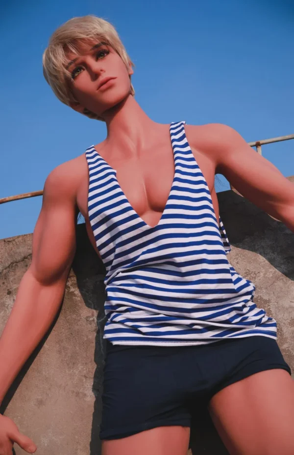 Alex 165cm 5ft5 Muscle Gay Doll (3) muscle gay doll Alex 165cm realistic silicone male doll