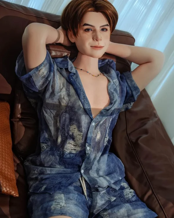 Lifelike silicone male doll Theo with soft silicone body and natural pose