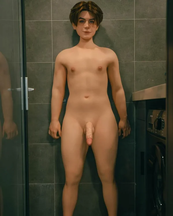 Lifelike silicone male doll Theo with soft silicone body and natural pose