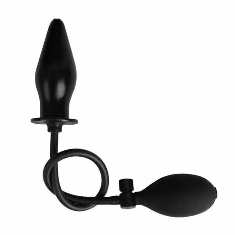gay man exploring prostate massager and anal toys