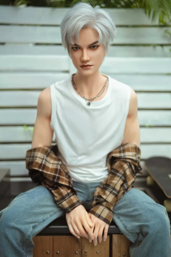 Riku 162cm realistic silicone male doll with thrusting dildo function