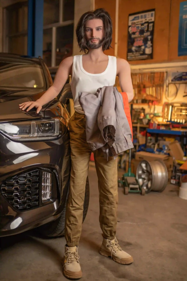 Caleb 168cm (5ft6) Life-Size Gay Doll Realistic Muscle Silicone Body [US STOCK]