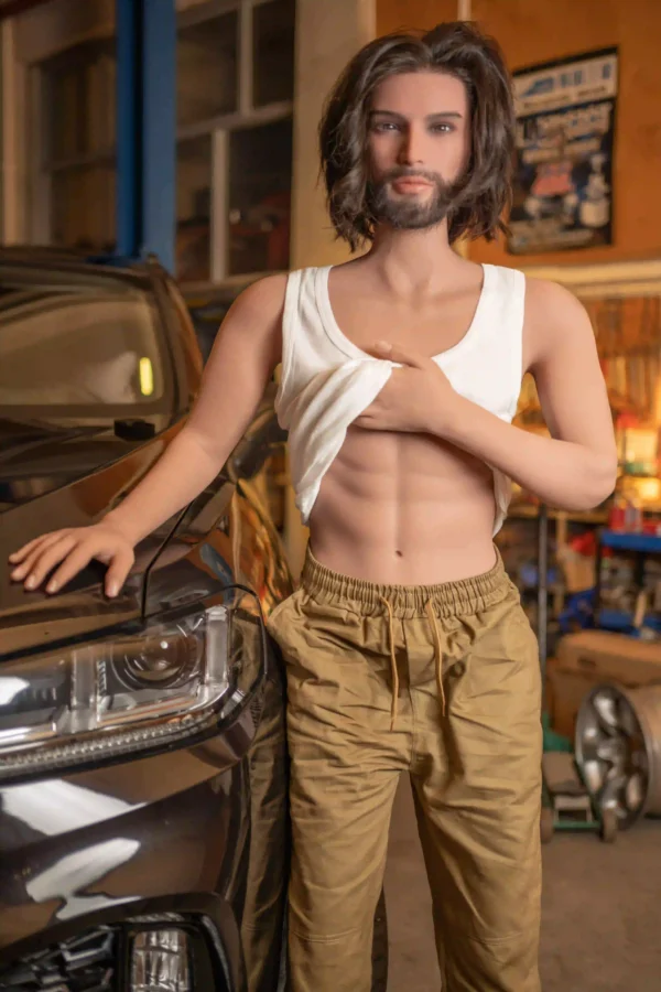 Caleb 168cm (5ft6) Life-Size Gay Doll Realistic Muscle Silicone Body [US STOCK]